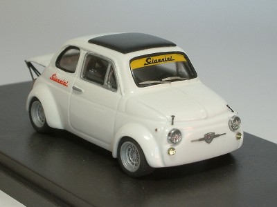 Fiat 500 Giannini 590 GT assetto corsa 1969 bianco - Standard Built 1:43